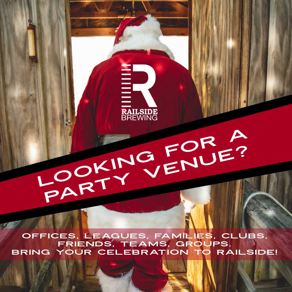 Christmas party venues Kelowna ? Consider Railside Brewing now!