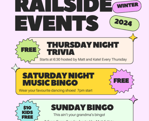 railside events for winter march