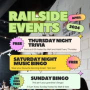 railside events for april