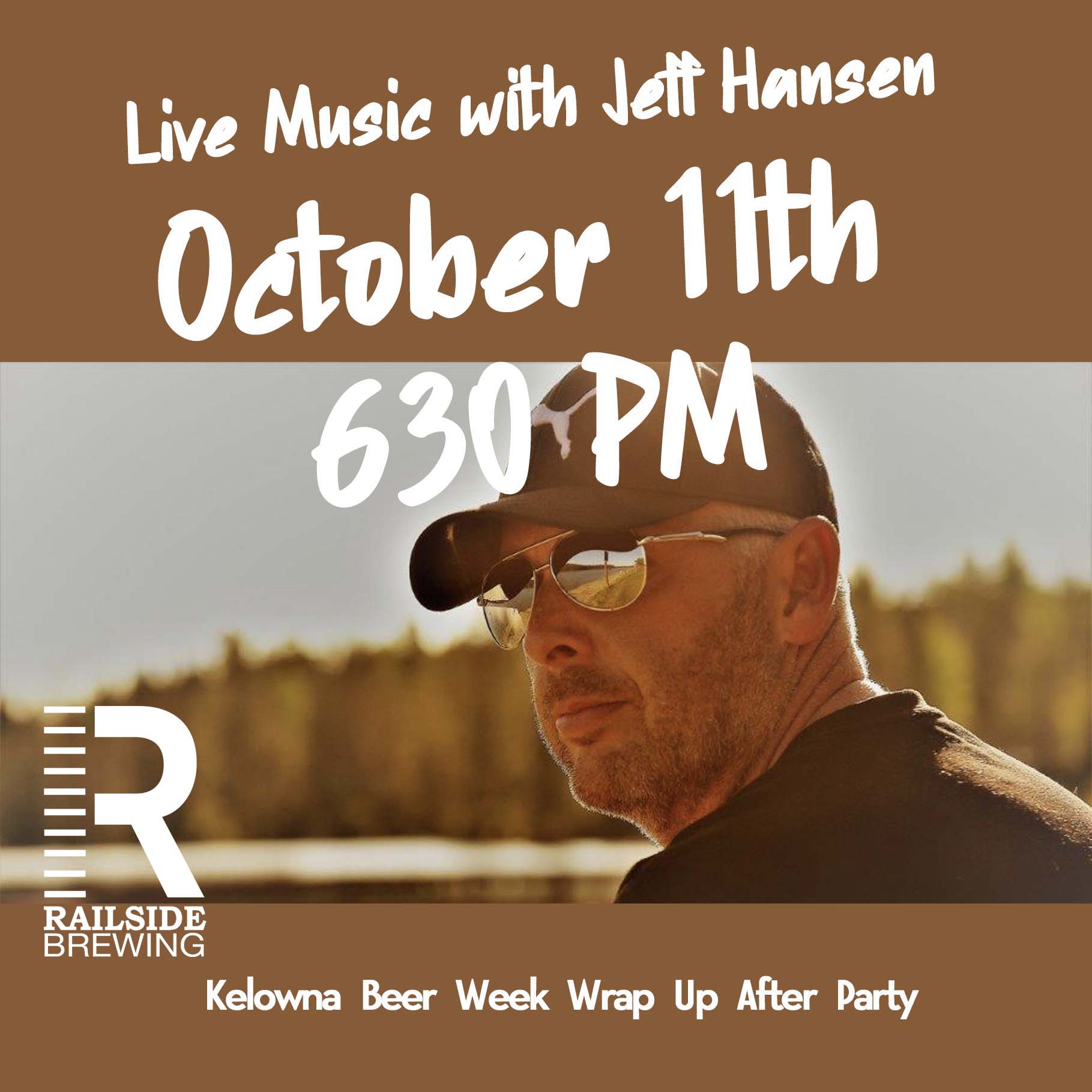 jeff hansen live music at railside brewing in kelowna