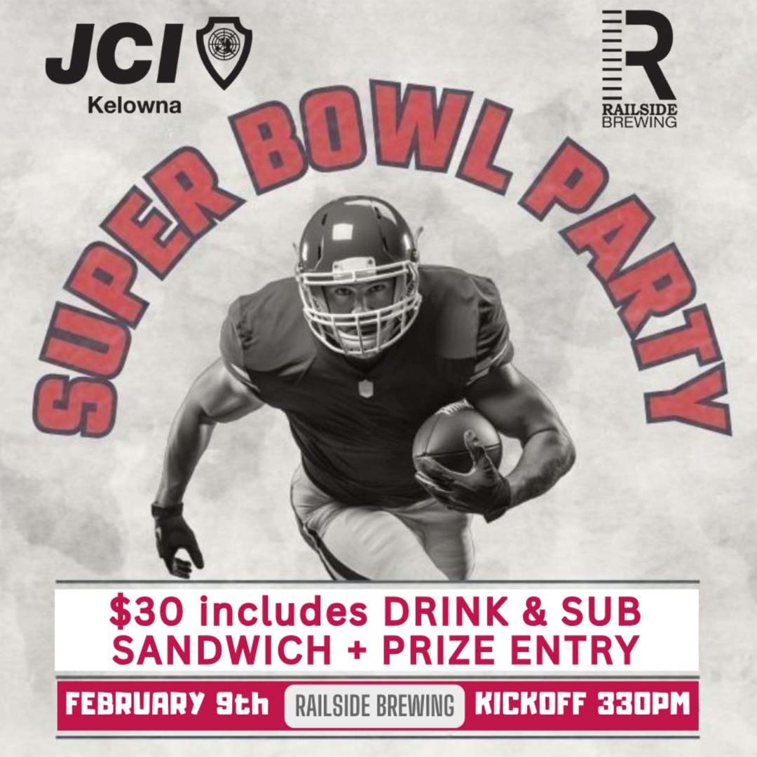 Super Bowl party in Kelowna