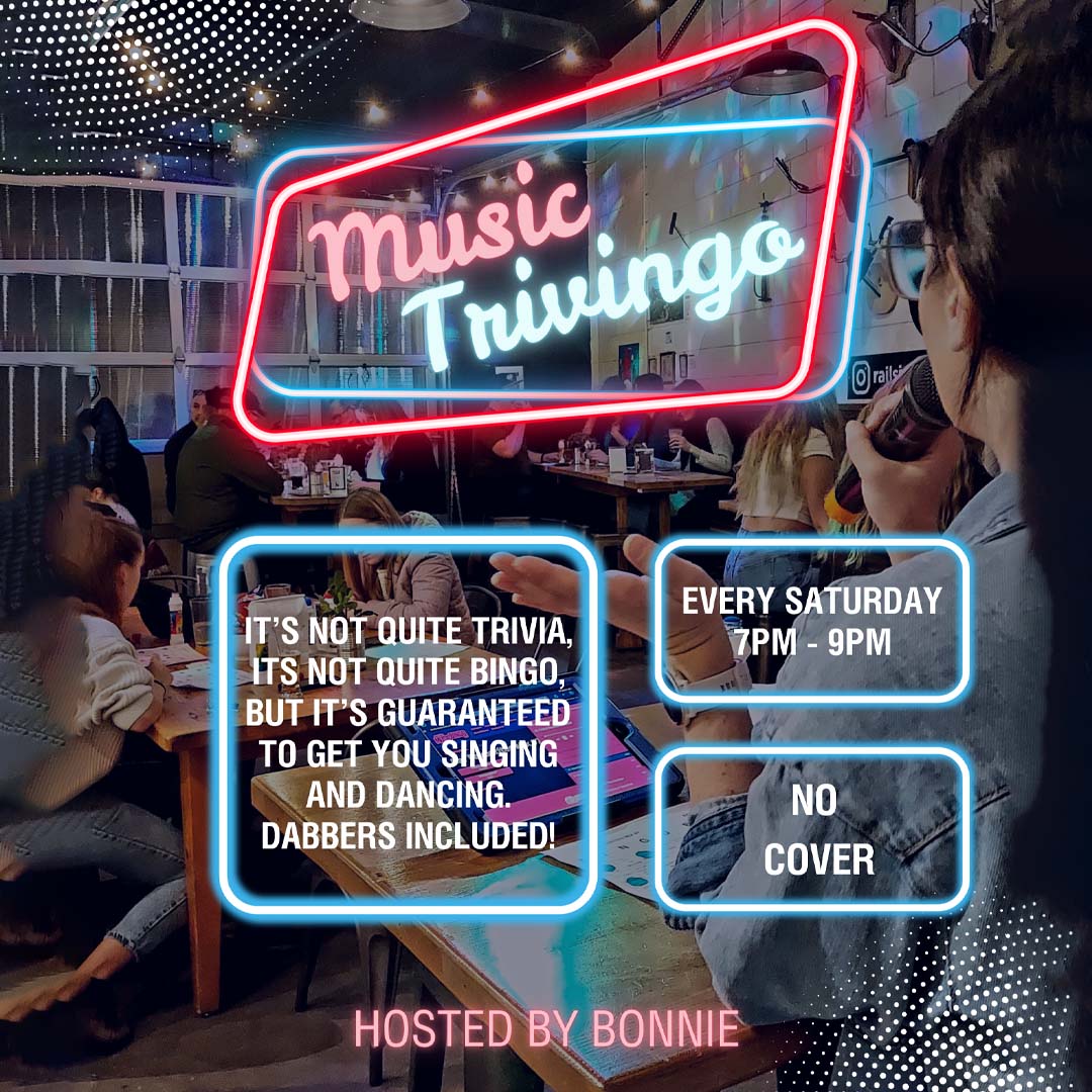 saturday night kelowna events music trivia with bonnie at railside brewing