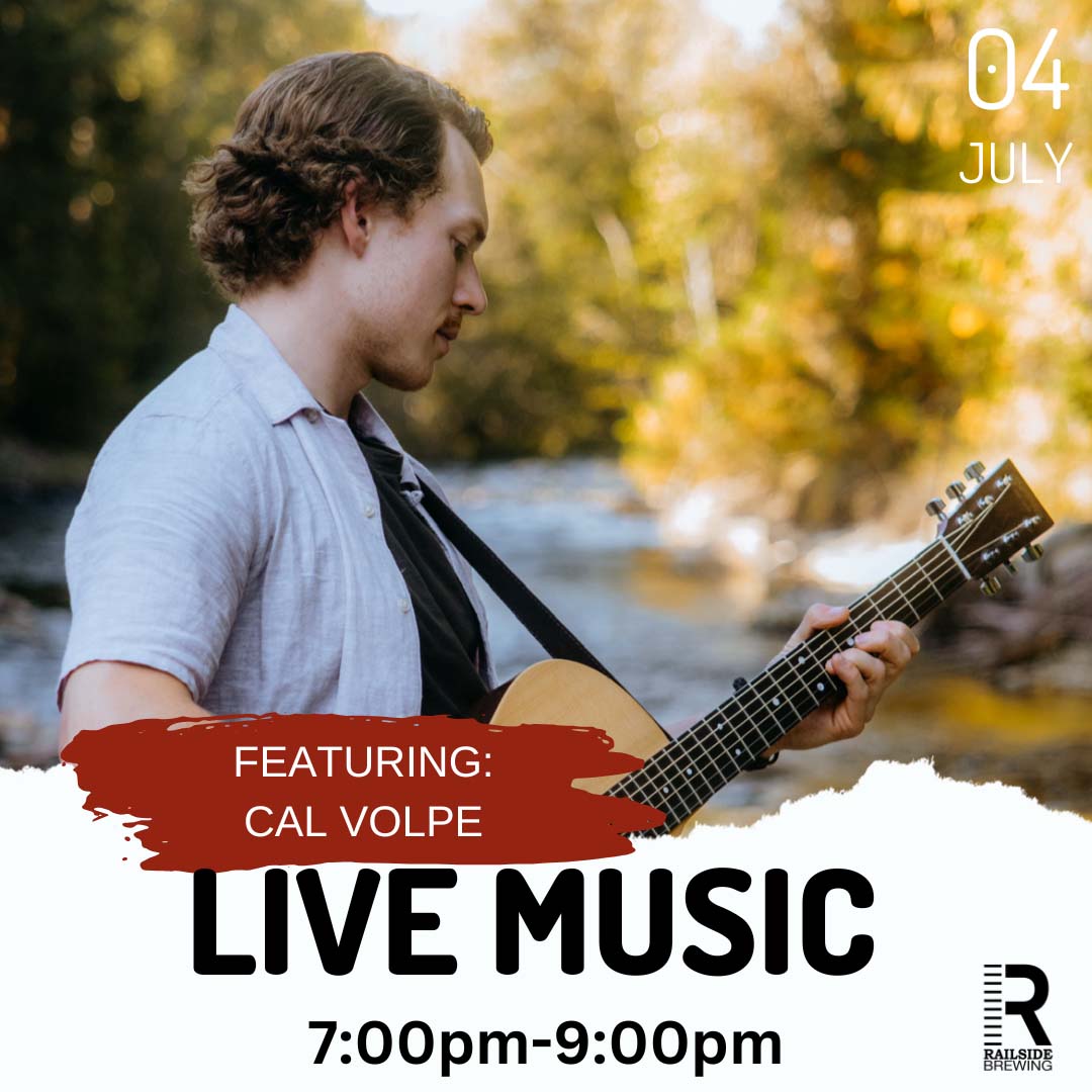 july live music in kelowna at railside cal volpe