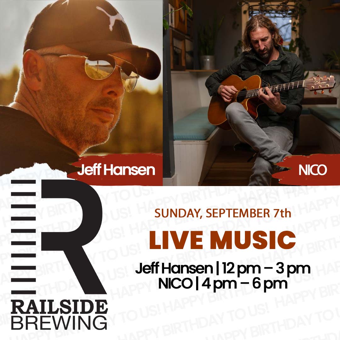 railside brewing birthday party live music sunday