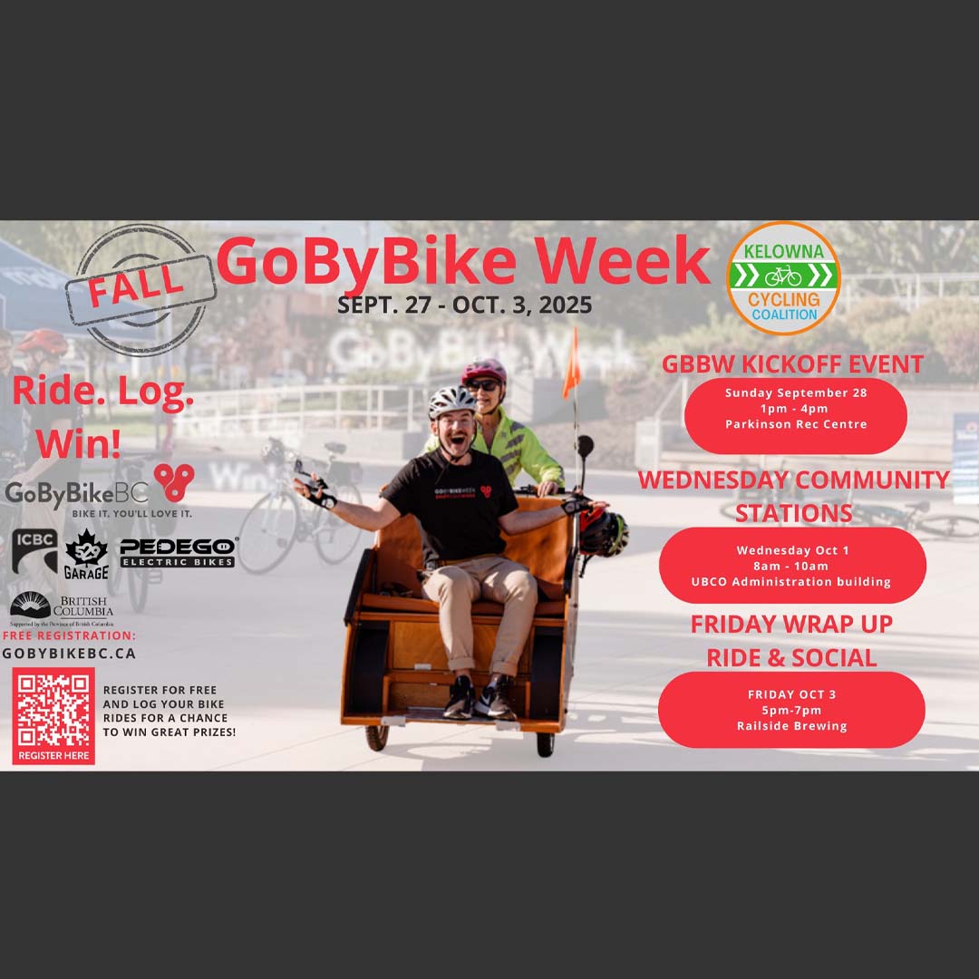 go by bike week kelowna bc events for fall