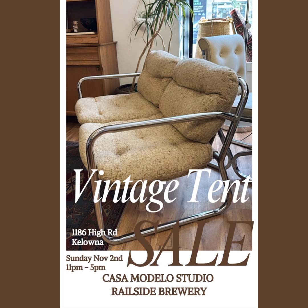 vintage tent sale at railside brewing in kelowna vintage tent sale at railside brewing in kelowna