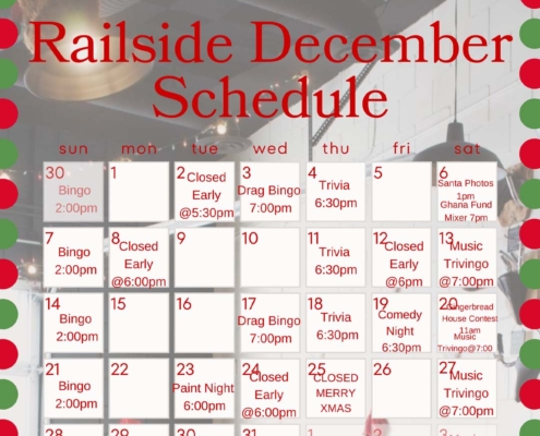 december events in kelowna at railside brewing in kelowna