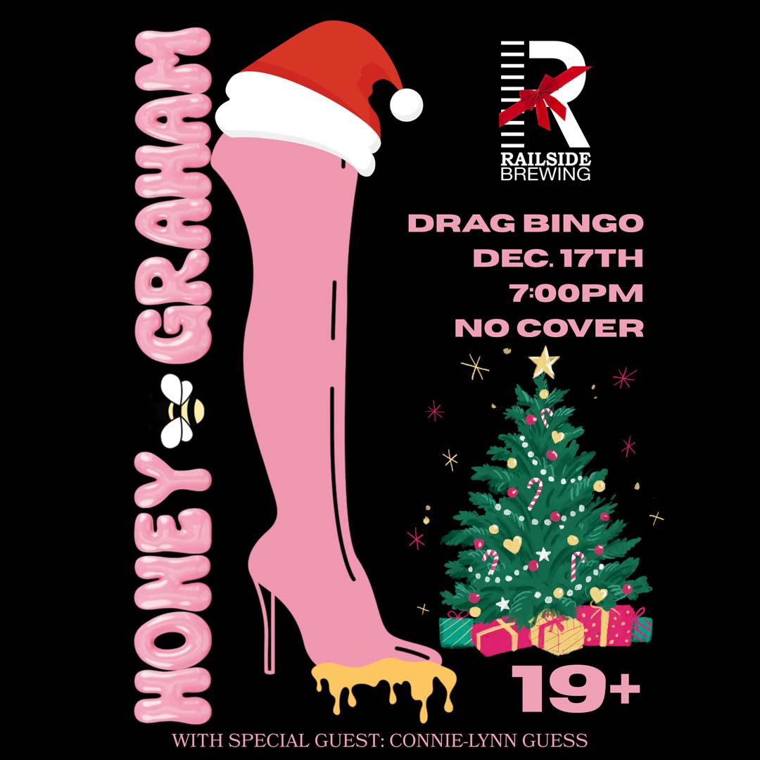 drag bingo at railside brewing in kelowna