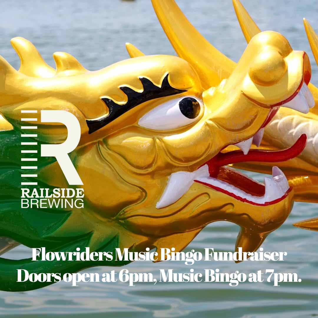 flowriders music bingo fundraiser at railside brewing