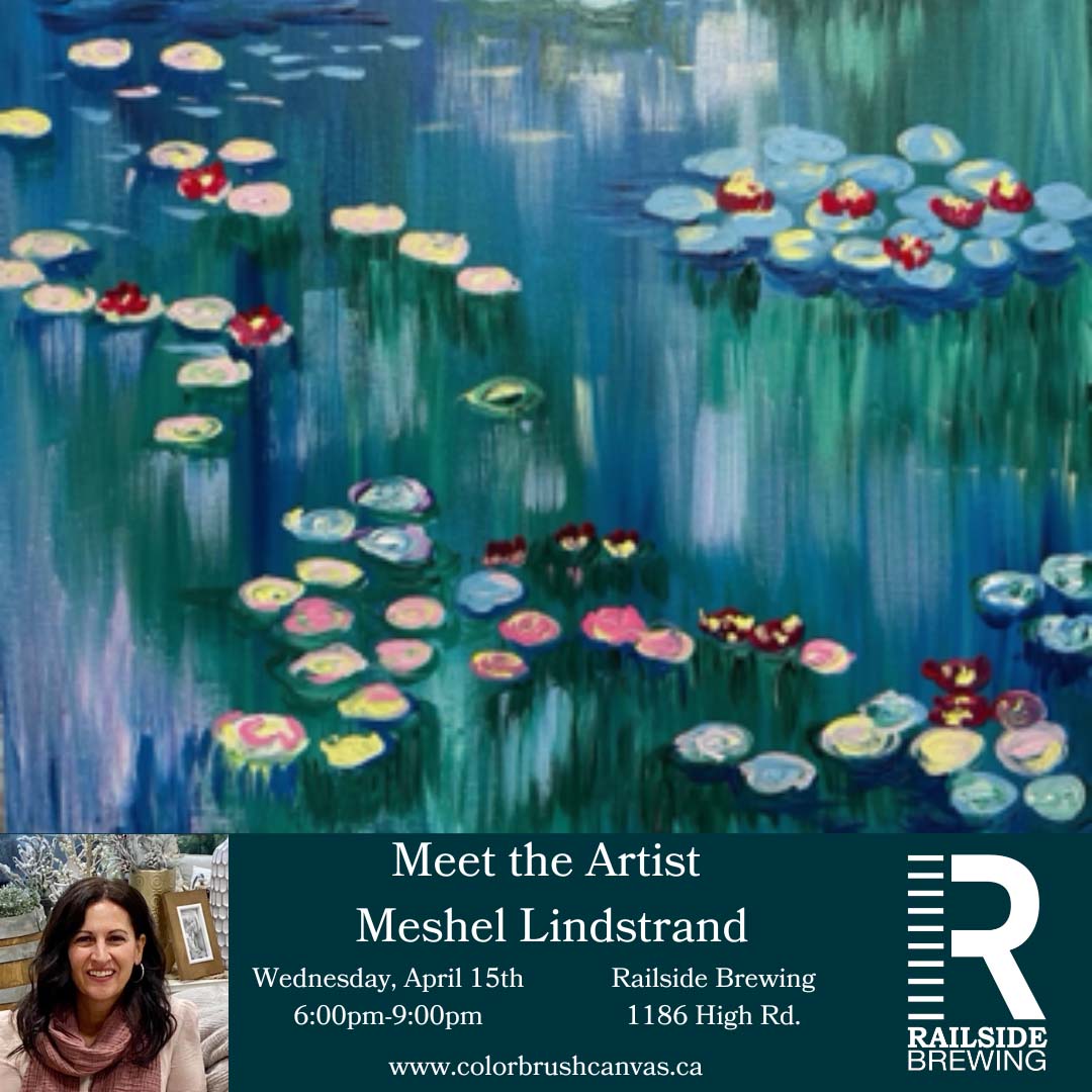 color brush canvas paint and sip in kelowna this april at railside brewing color brush canvas paint and sip in kelowna this april at railside brewing