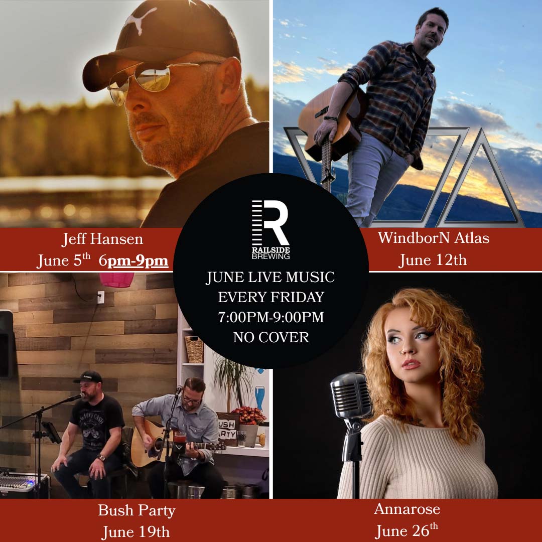 live music this june at railside brewing in kelowna live music this june at railside brewing in kelowna