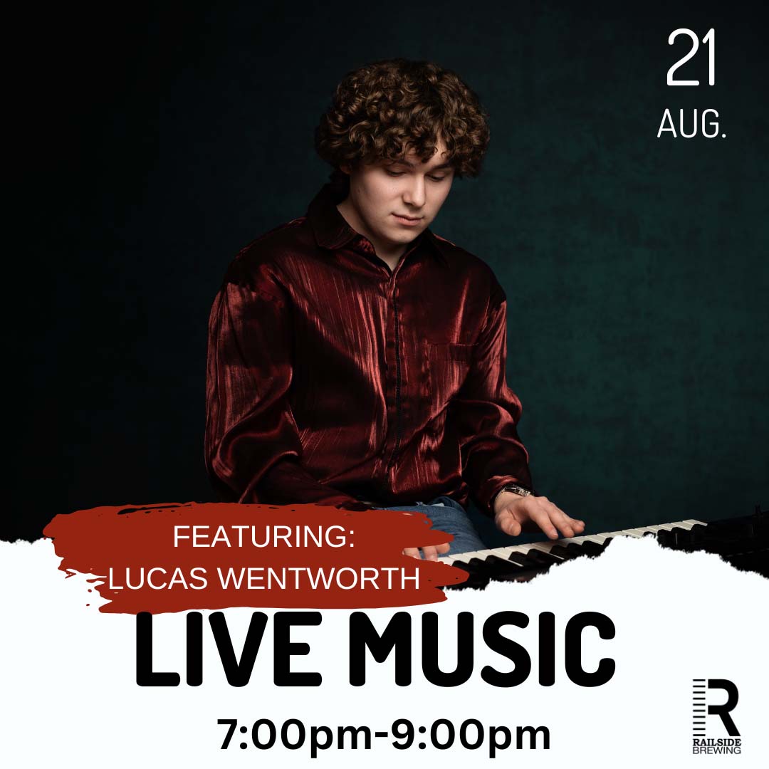 friday live music in kelowna august lucas wentworth at railside