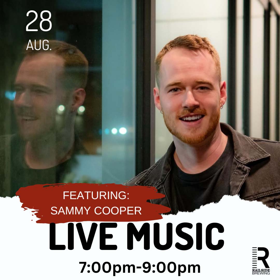 friday live music in kelowna august sammy cooper at railside