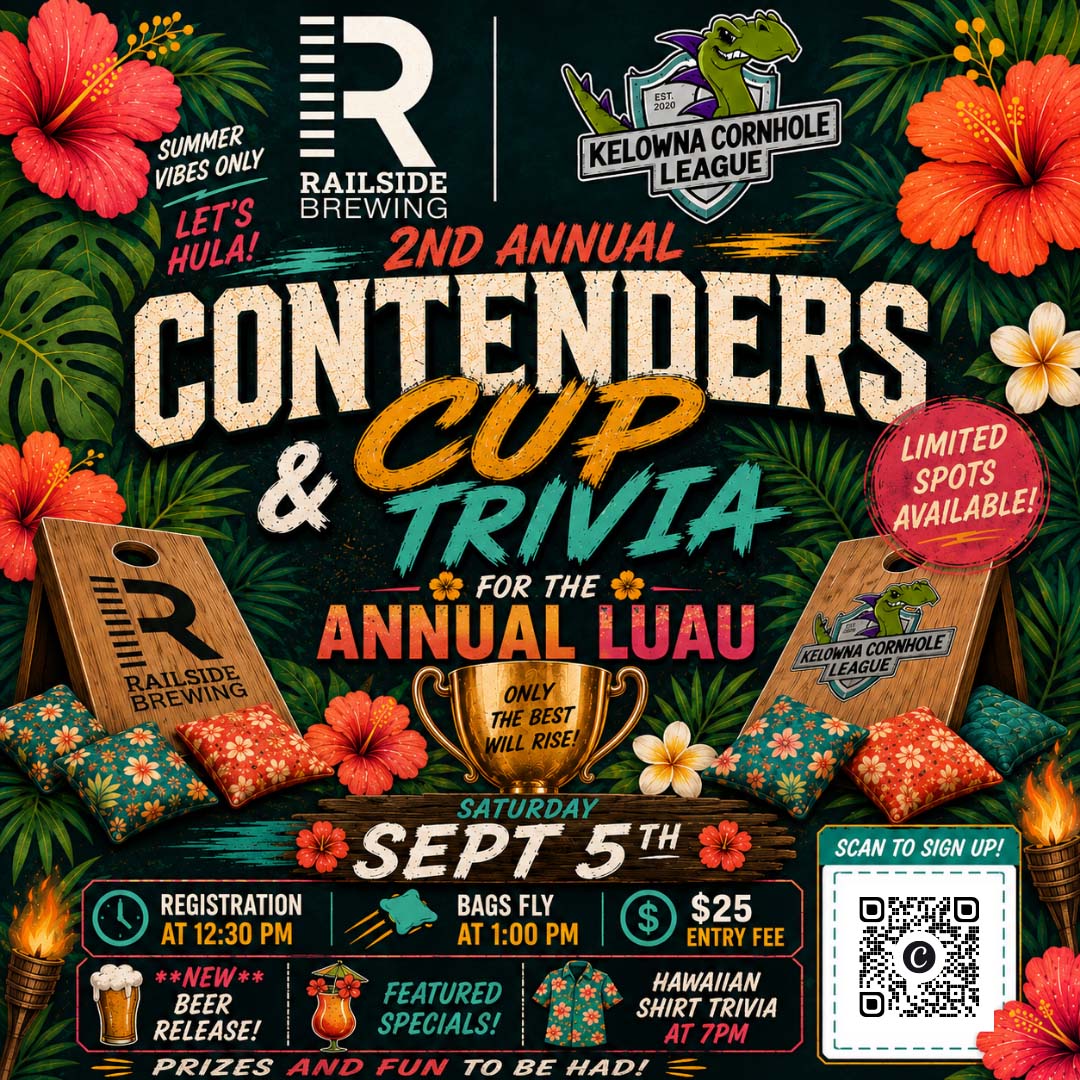 2nd annual cornhole contenders cup luau edition in kelowna