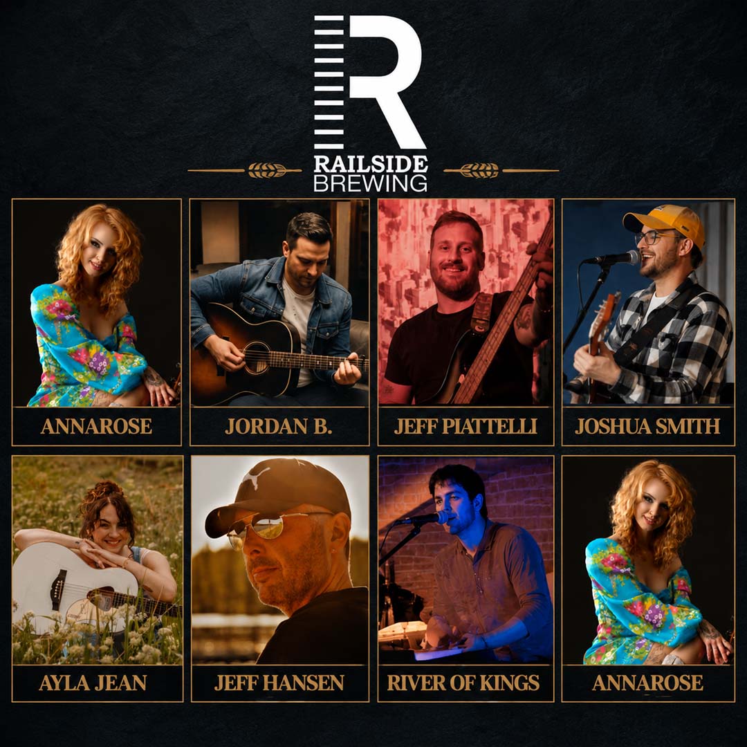 railside brewing live music fridays and sundays in kelowna