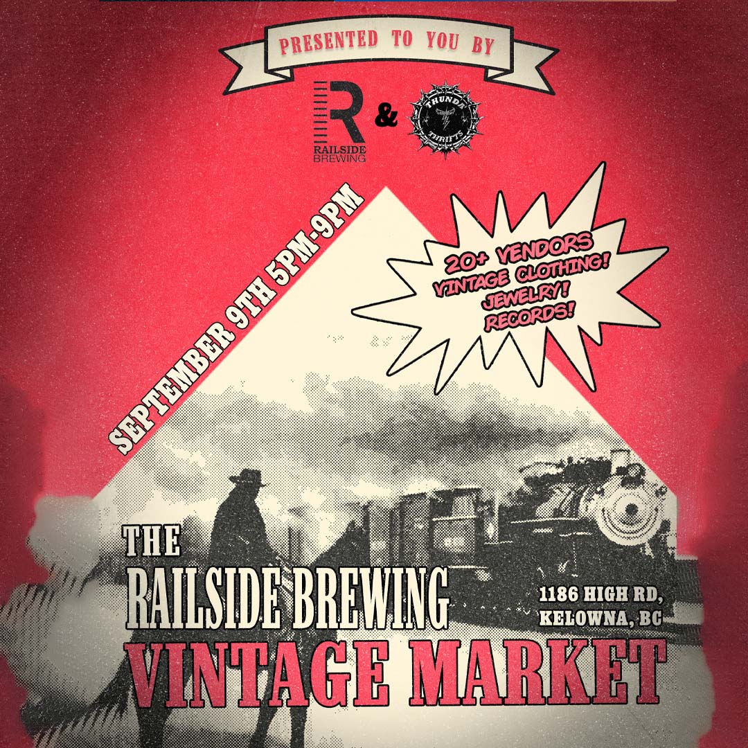 vintage thrift market in kelowna september
