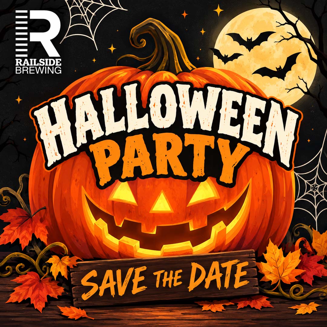 halloween party at railside brewing